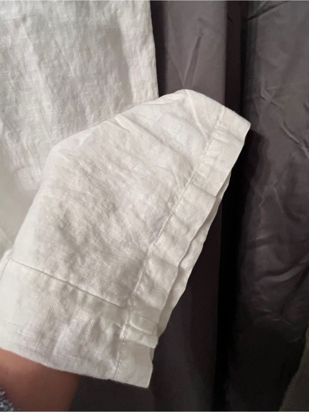 Athleta White Drawstring linen pants size 6 - Picture 5 of 11